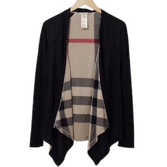 Burberry Reversible Waterfall Cardigan 
